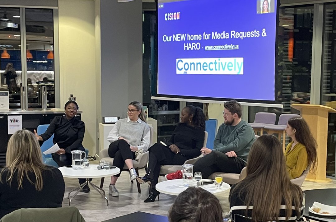 The panellists at the Women in Journalism event What's Next After X