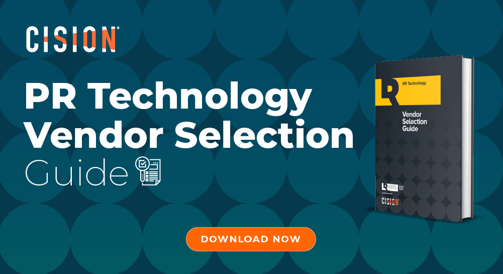 PR Tech Vendor Selection Guide PR Tech Vendor Selection Guide