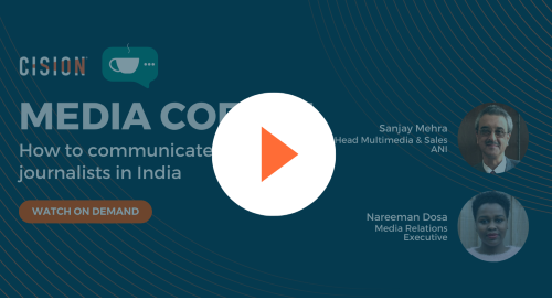 [On-demand Webinar] Media Coffee: How to Work with Journalists in India