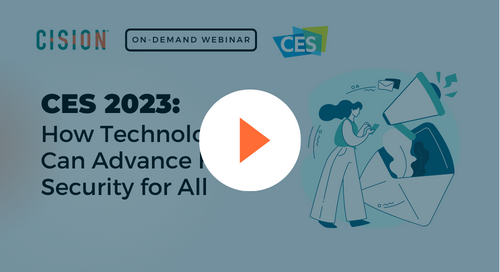 [On-demand Webinar] CES® 2023: How Technology Can Advance Human Security for All