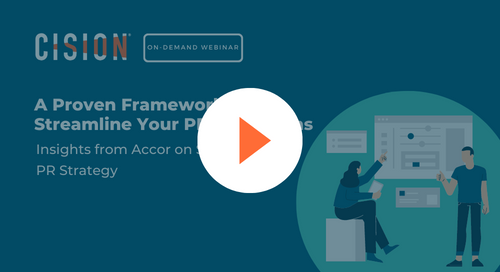 [On-demand Webinar] A Proven Framework to Streamline Your PR Operations